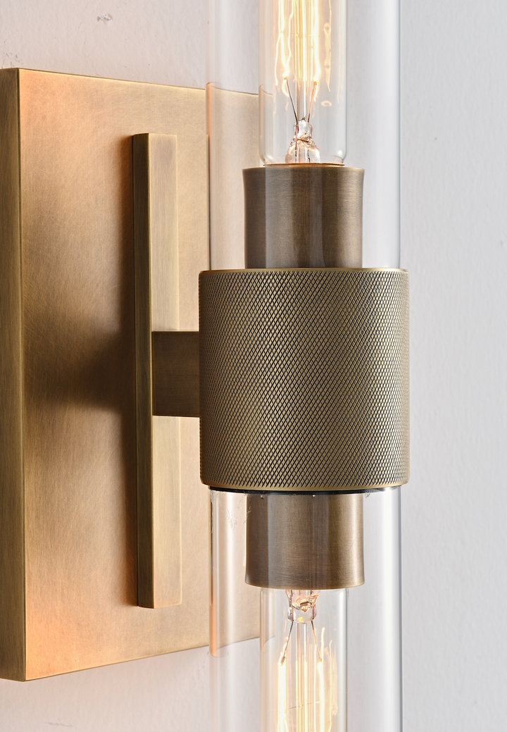 Zensori Apothecary Stacked Tube Wall Light