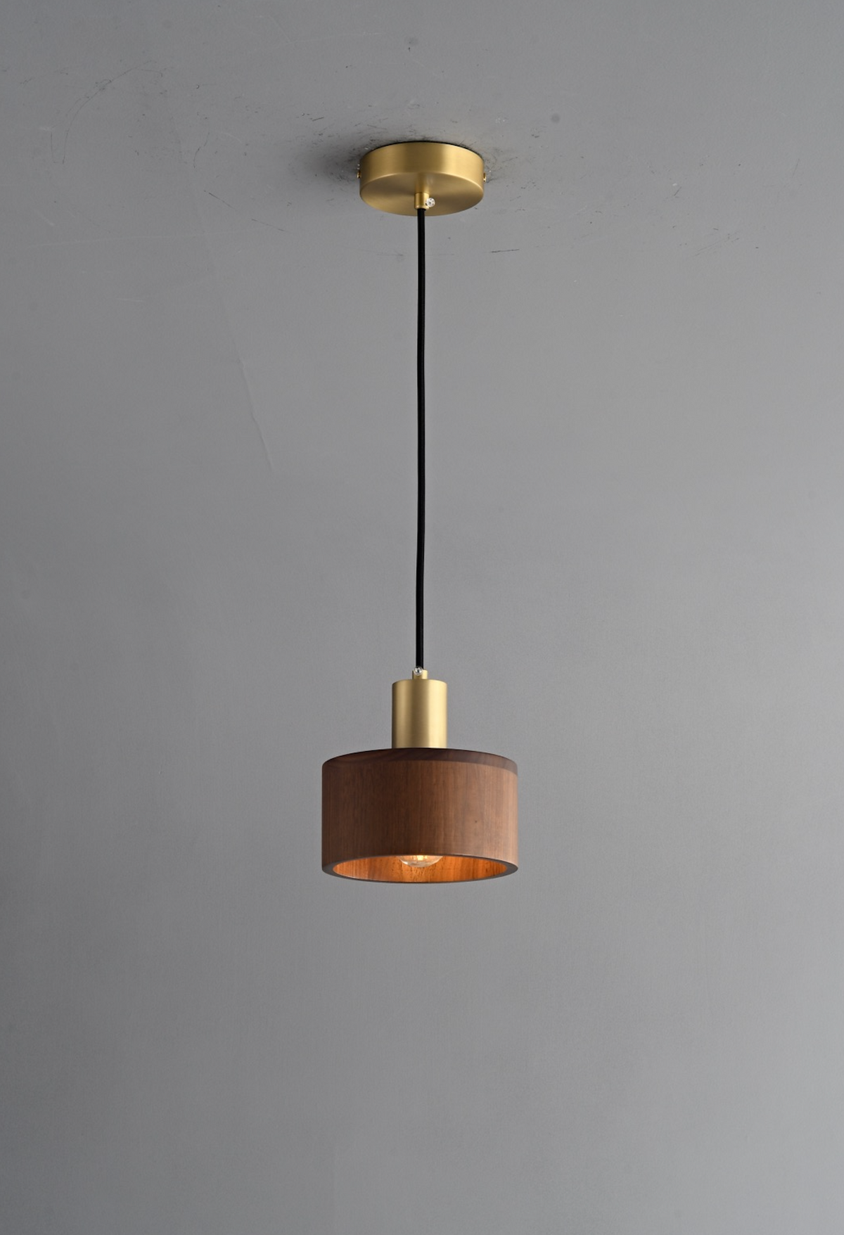 Zensori Artisan Walnut Barrel Pendant