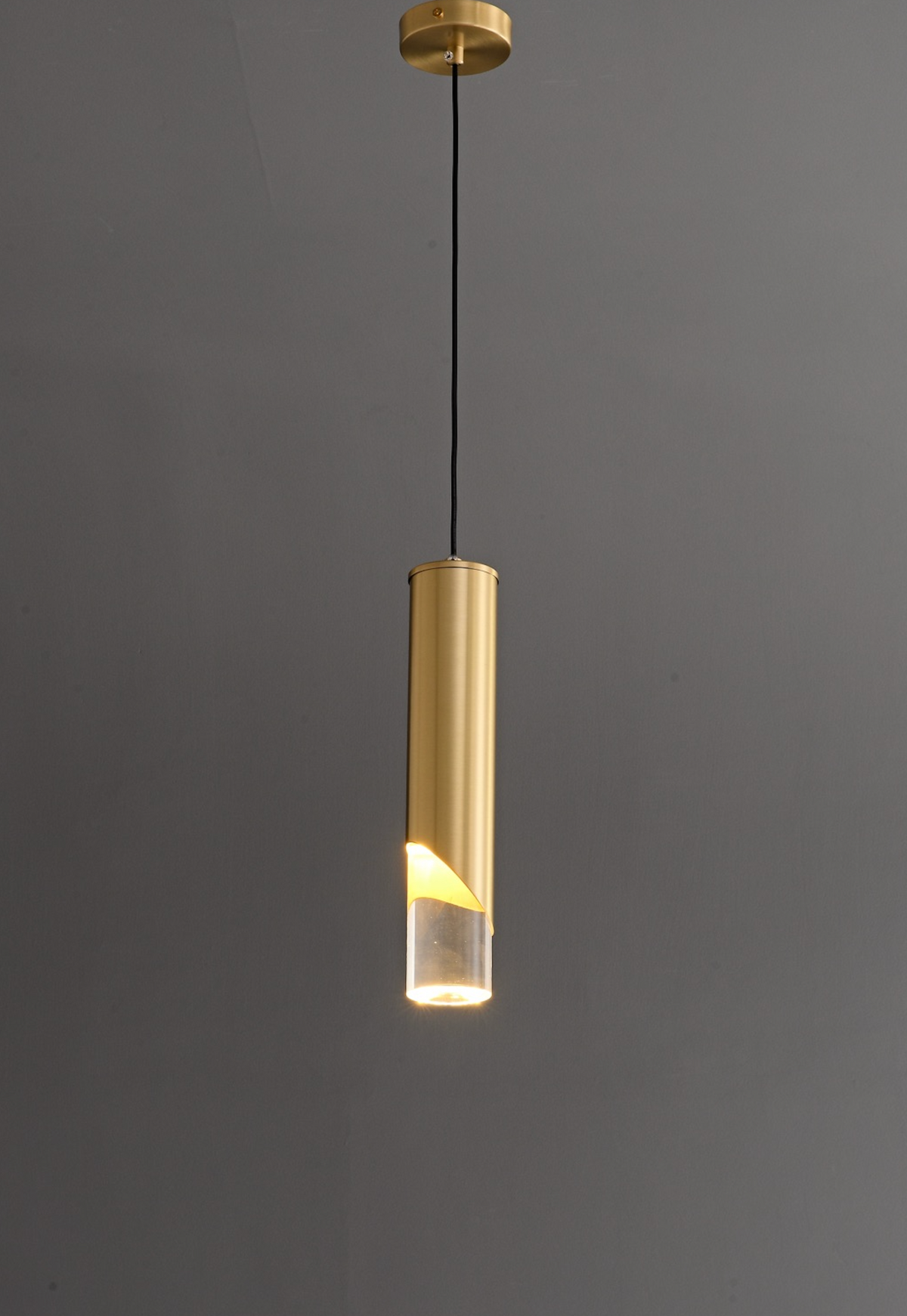 Zensori Brass Baton Slim Pendant