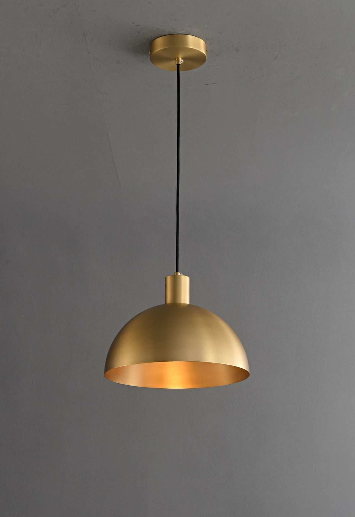 Zensori Classic Brass Dome Canopy Pendant