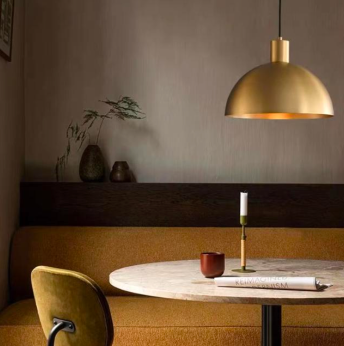 Zensori Classic Brass Dome Canopy Pendant