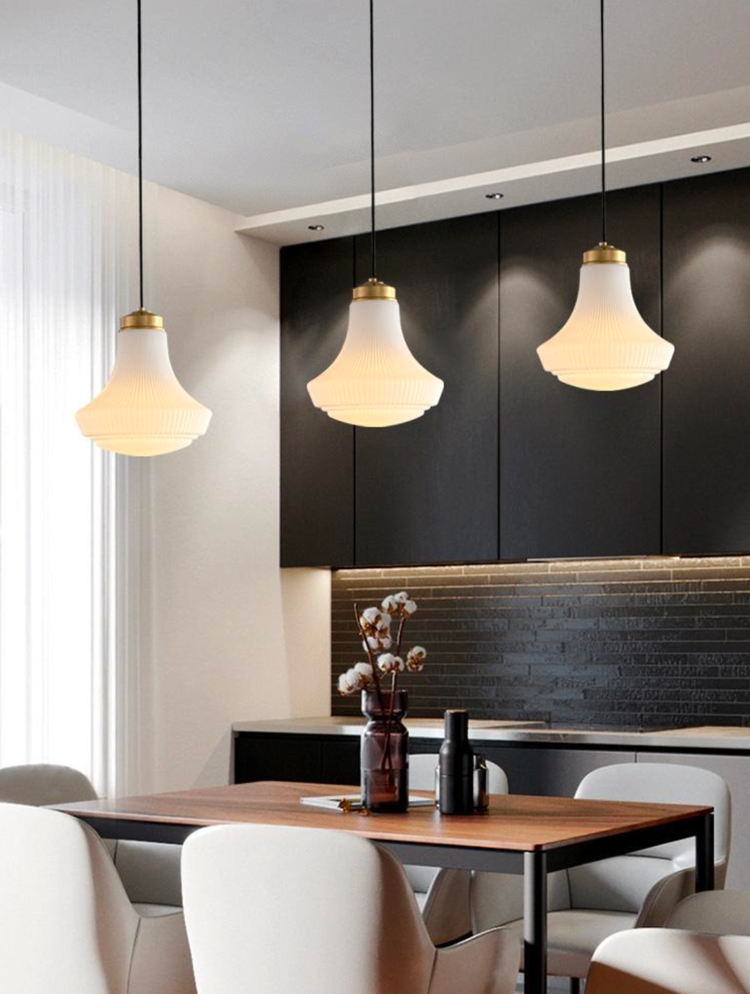 Zensori Classic Opaline Flare Pendant