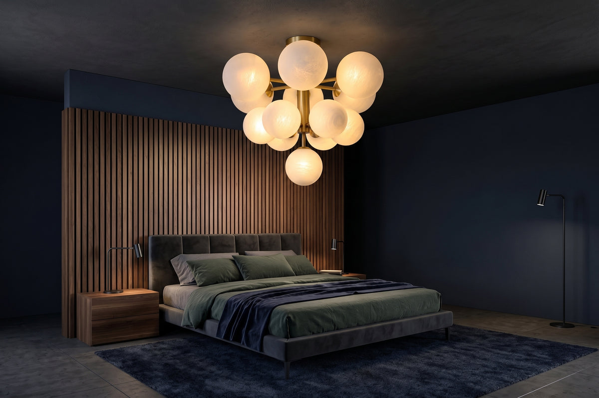 Zensori Clustered Sphere Ceiling Pendant Light