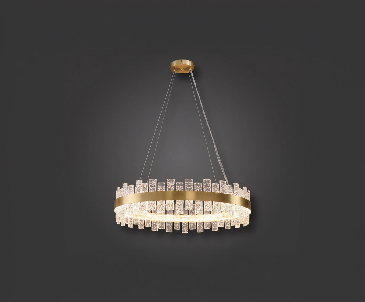 Zensori Crystal Fringe Chandelier