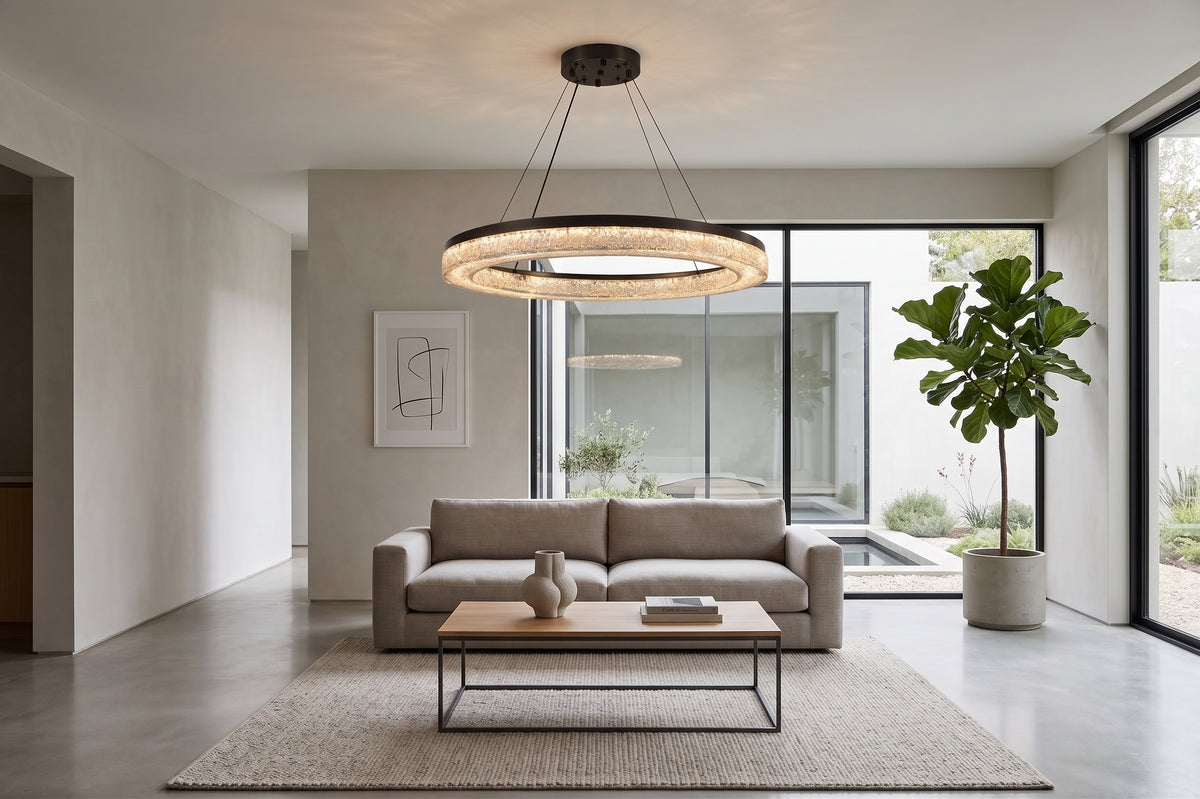Zensori Crystalline Corona Chandelier