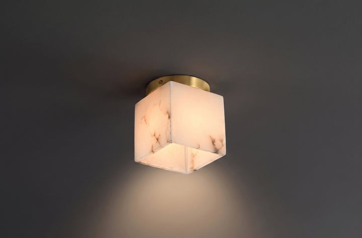 Zensori Cubist Stone Small Ceiling Light