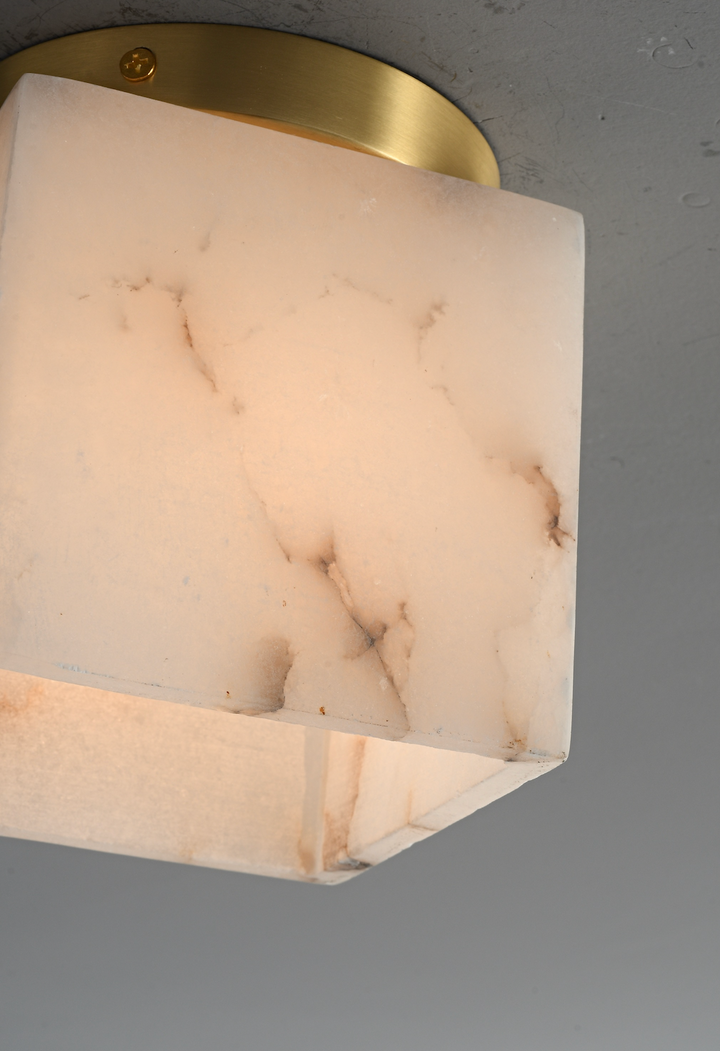 Zensori Cubist Stone Small Ceiling Light