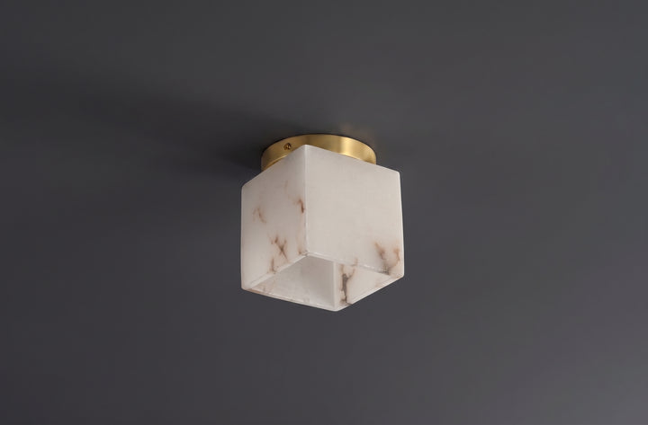 Zensori Cubist Stone Small Ceiling Light