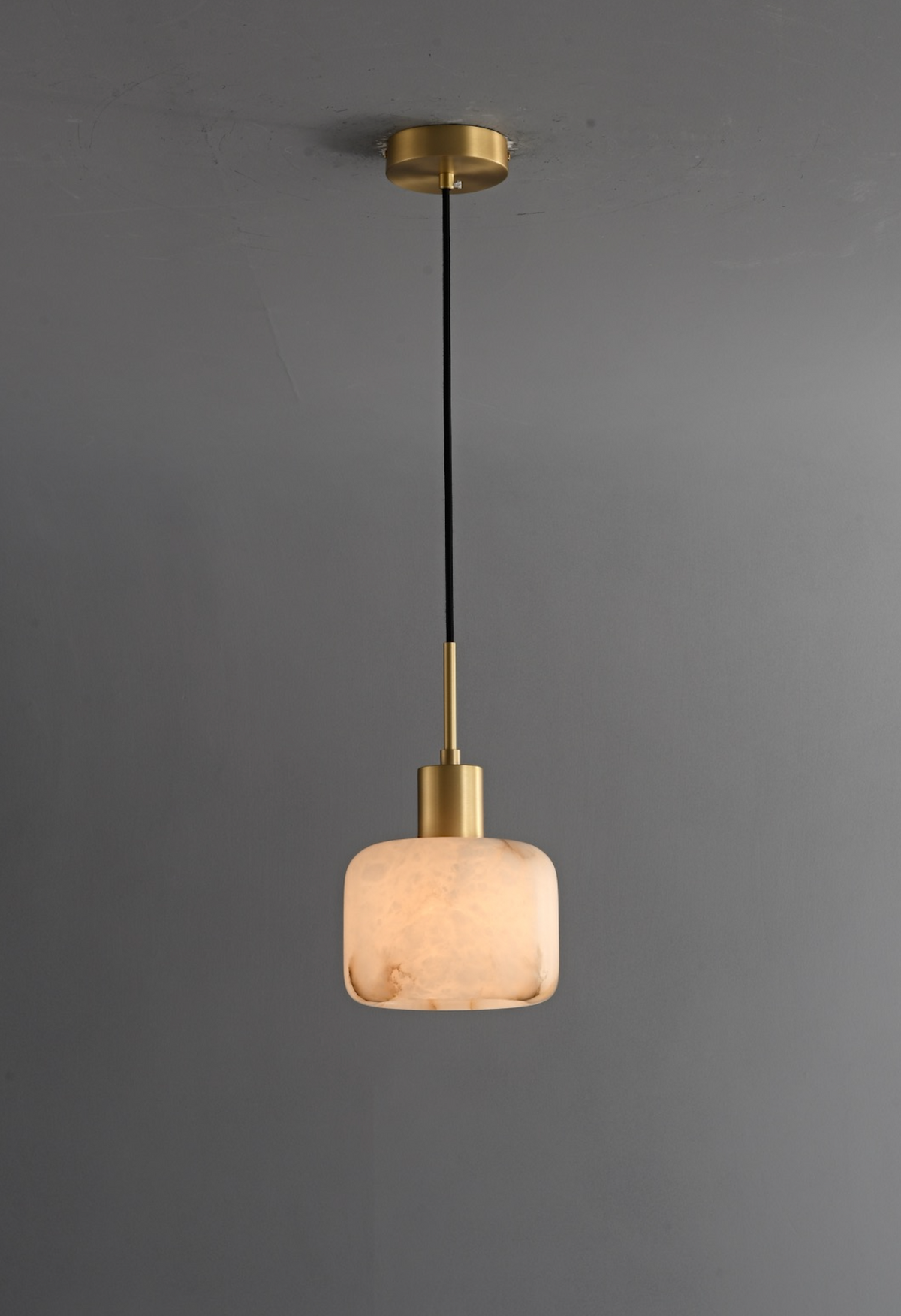 Zensori Ethereal Stone Drum Pendant
