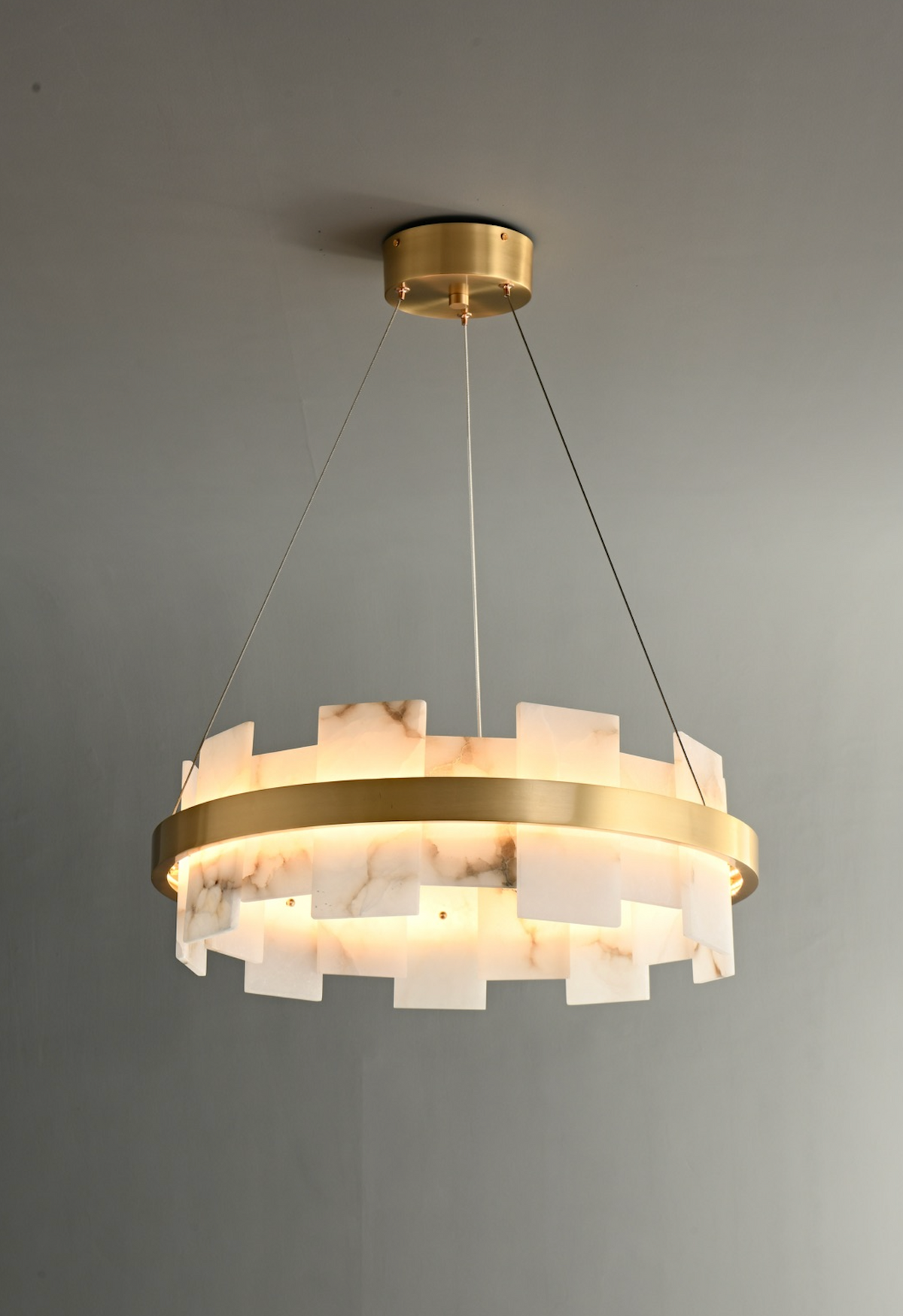 Zensori Ethereal Stone Float Chandelier