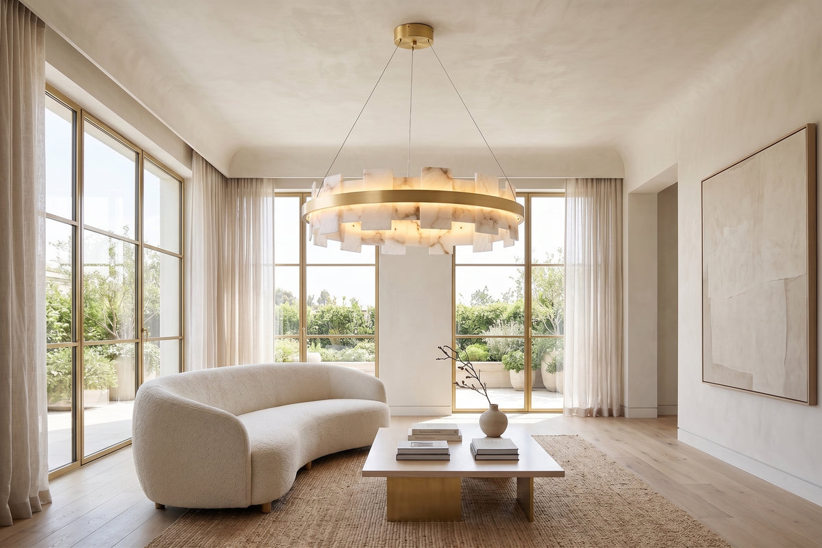 Zensori Ethereal Stone Float Chandelier – view 2