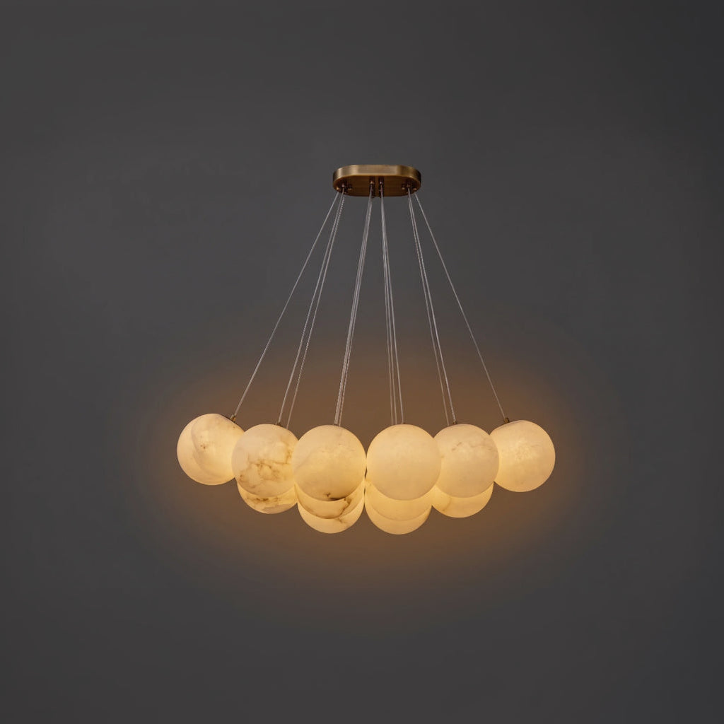 Zensori Floating Pearl Linear Chandelier