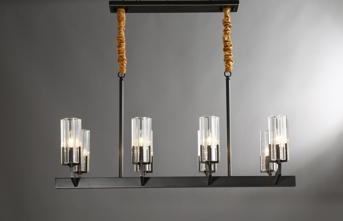Zensori Fluted Arbor Linear Chandelier