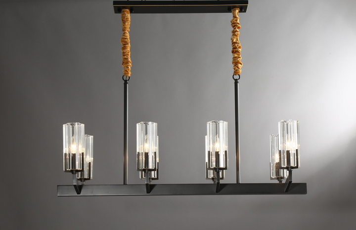 Zensori Fluted Arbor Linear Chandelier
