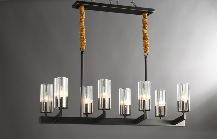 Zensori Fluted Arbor Linear Chandelier
