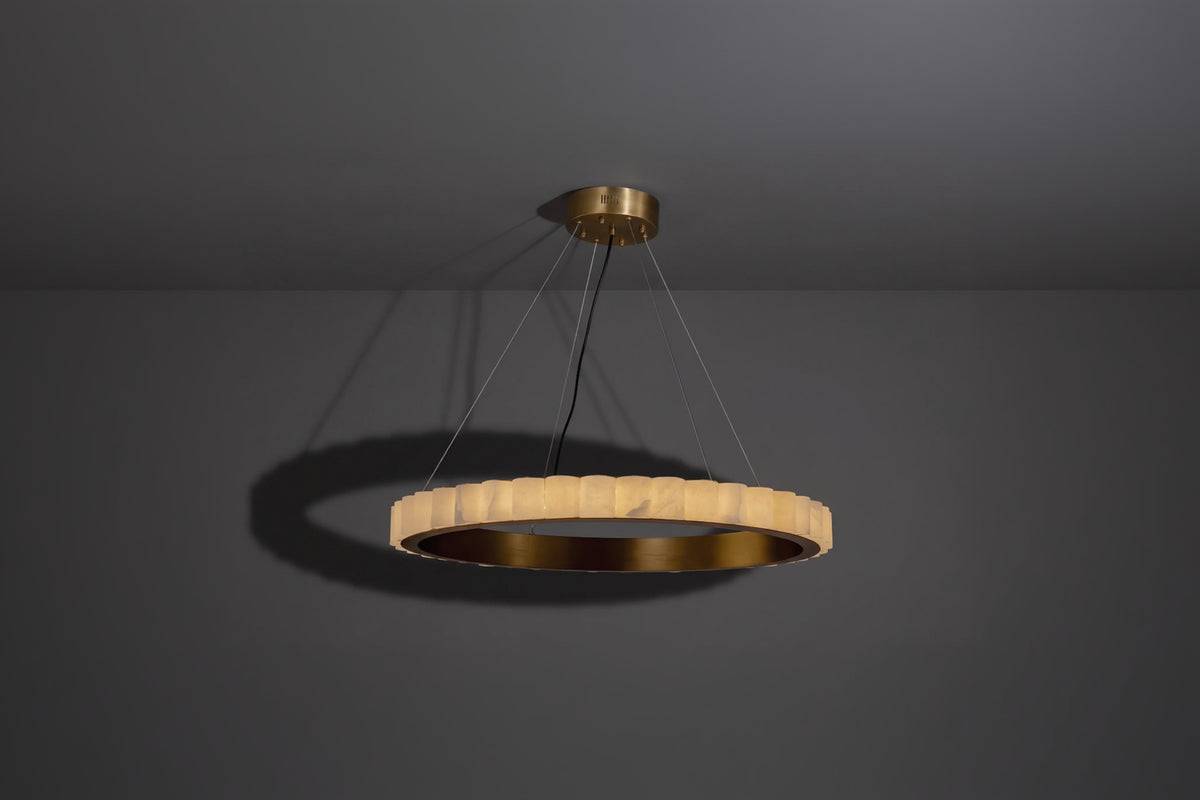 Zensori Fluted Halo Pendant