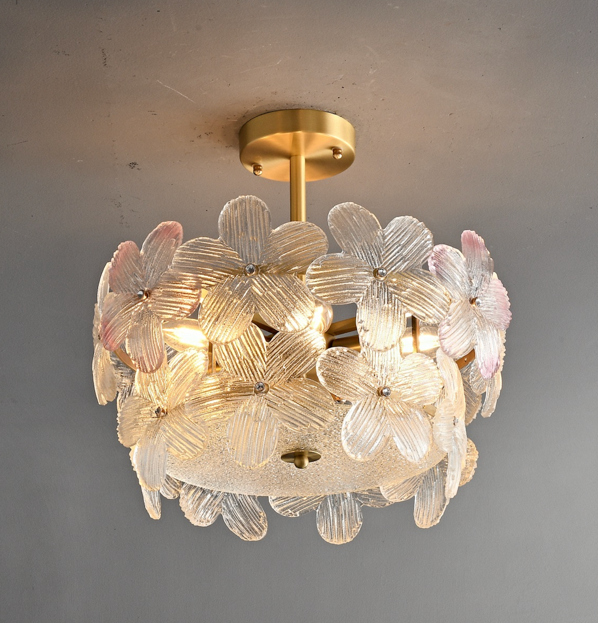 Zensori Frosted Flora Ceiling Pendant