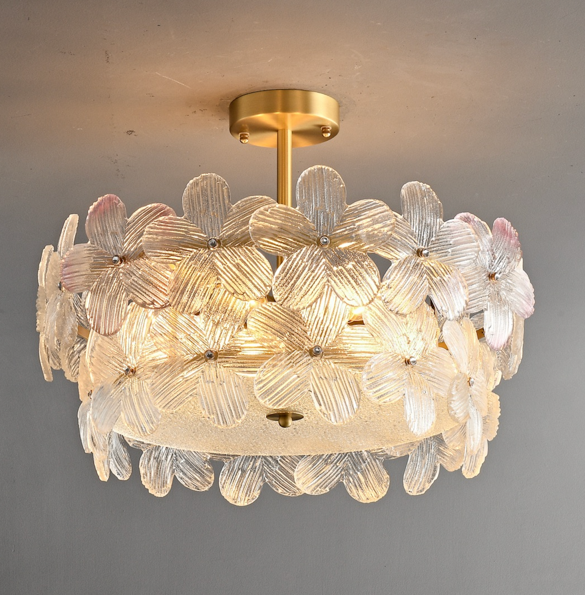 Zensori Frosted Flora Ceiling Pendant