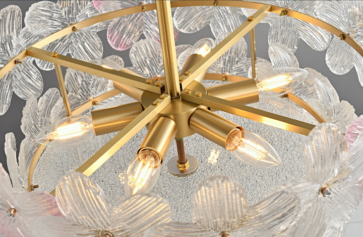 Zensori Frosted Flora Ceiling Pendant