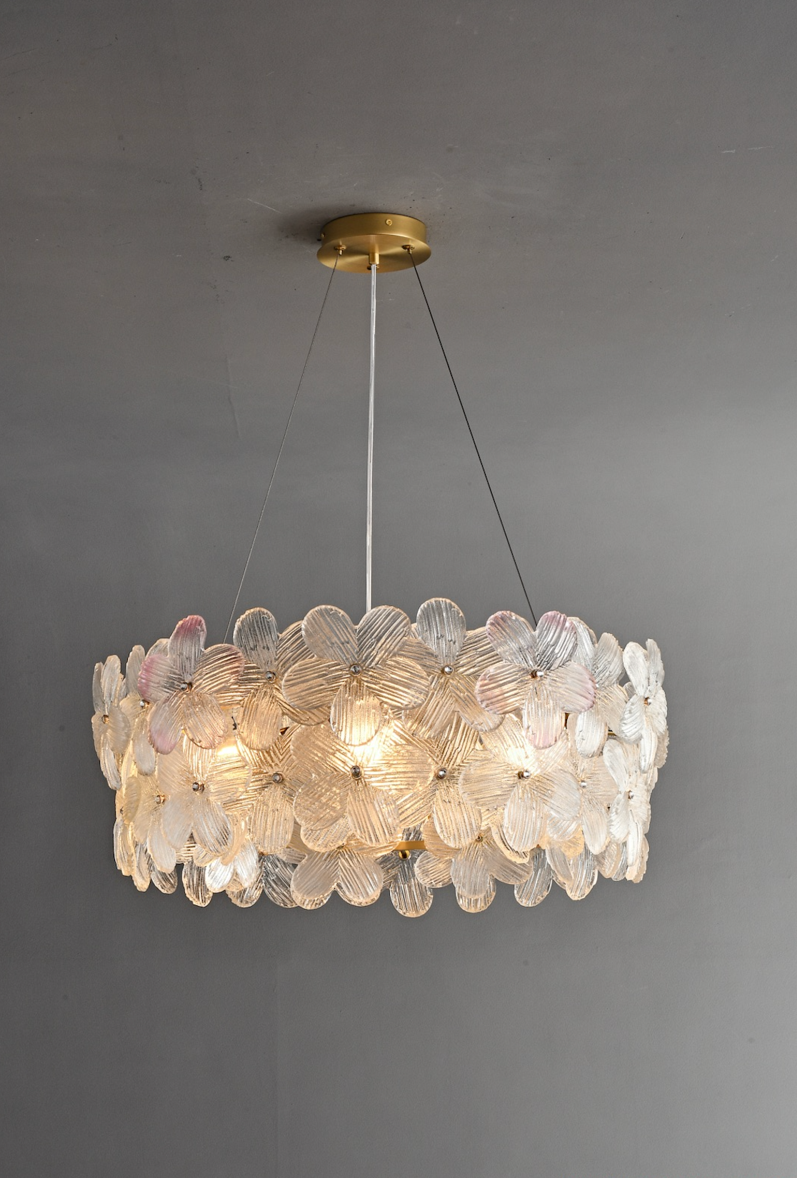 Zensori Frosted Flora Chandelier