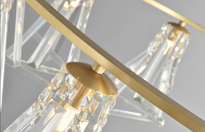 Zensori Gilded Triad Chandelier