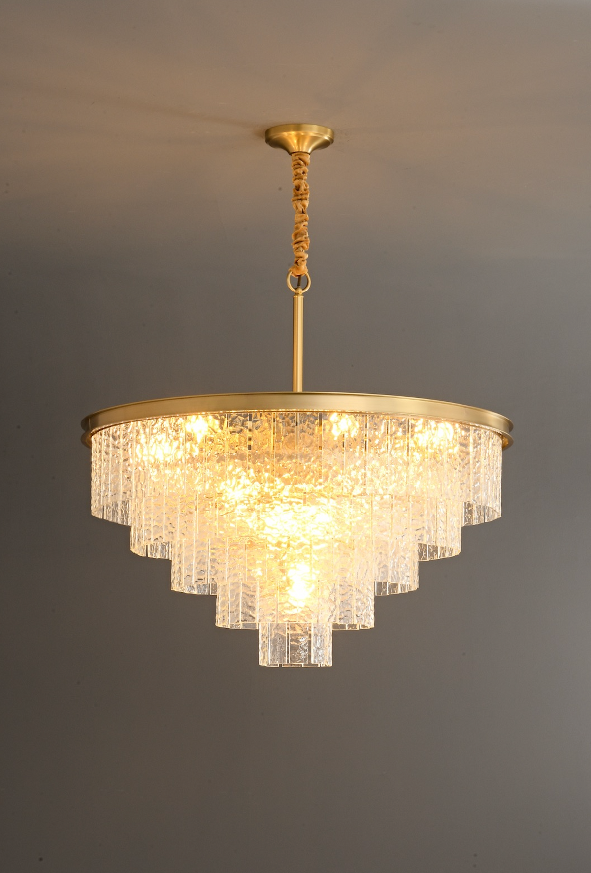 Zensori Glacial Cascade Chandelier