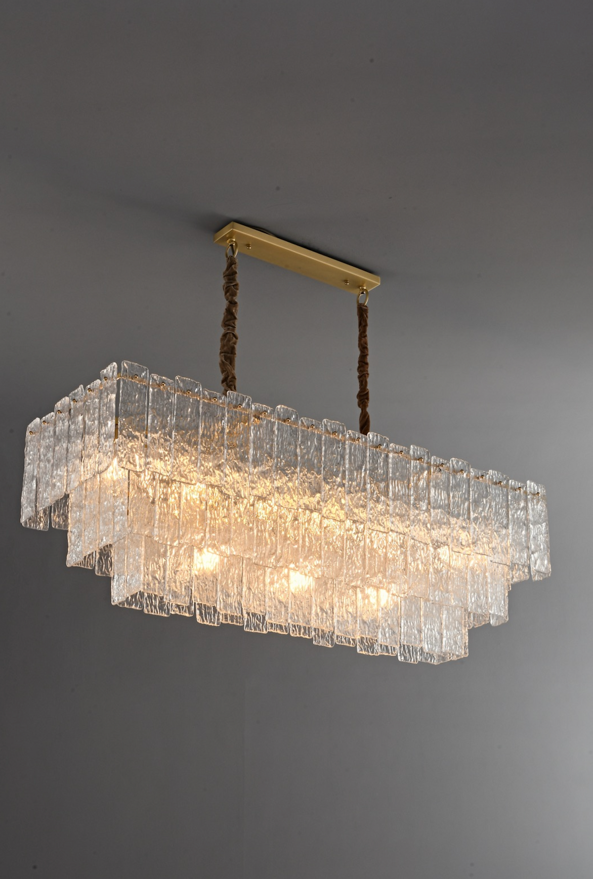 Zensori Glacial Crown Linear Chandelier