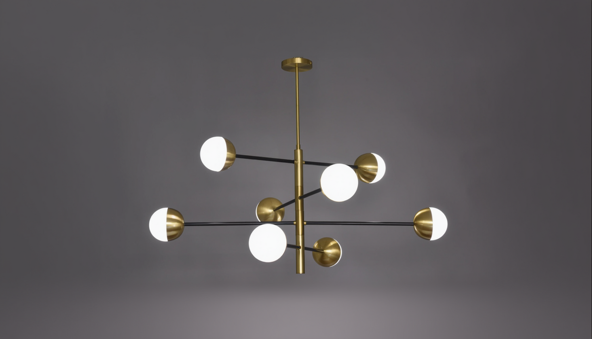 Zensori Hemisphere Dual-Tone Pendant Chandelier