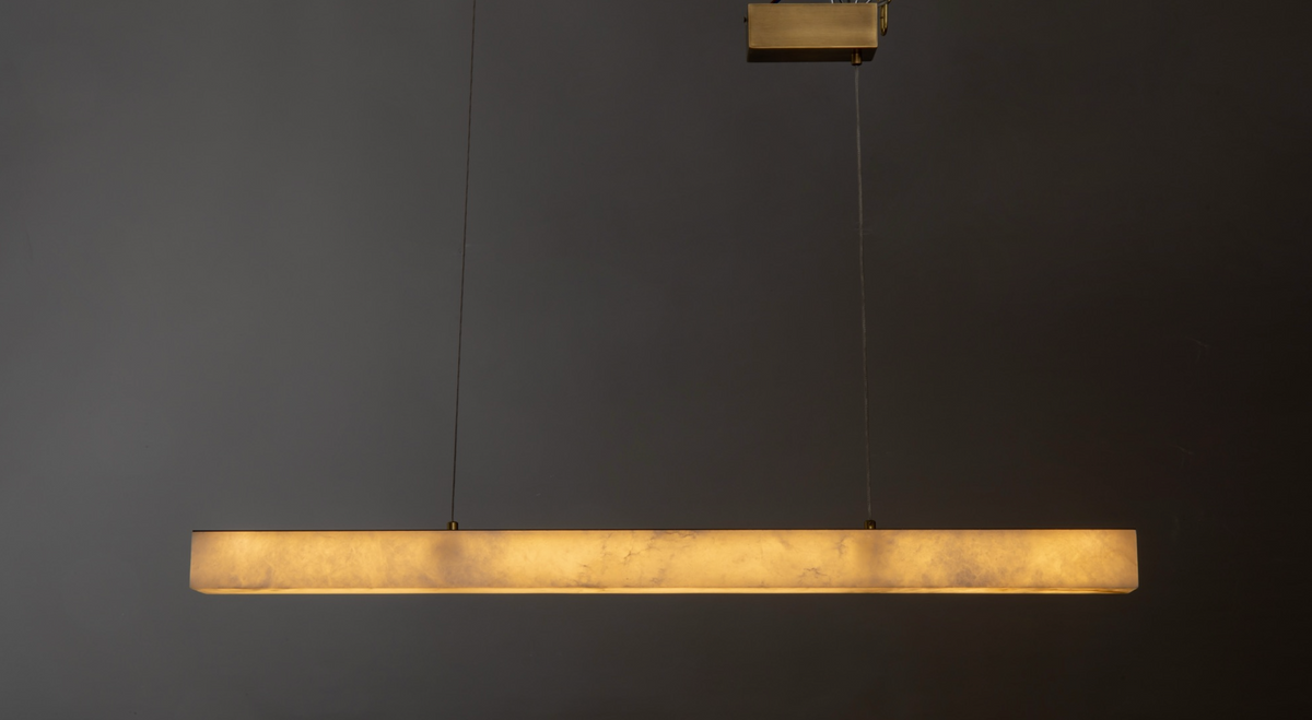 Zensori Linear Alabaster Bar Pendant