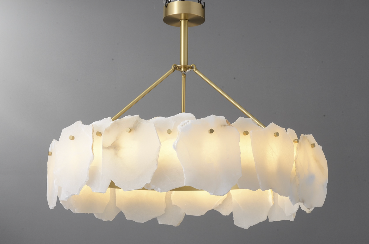 Zensori Luminous Slab Drum Chandelier – view 2