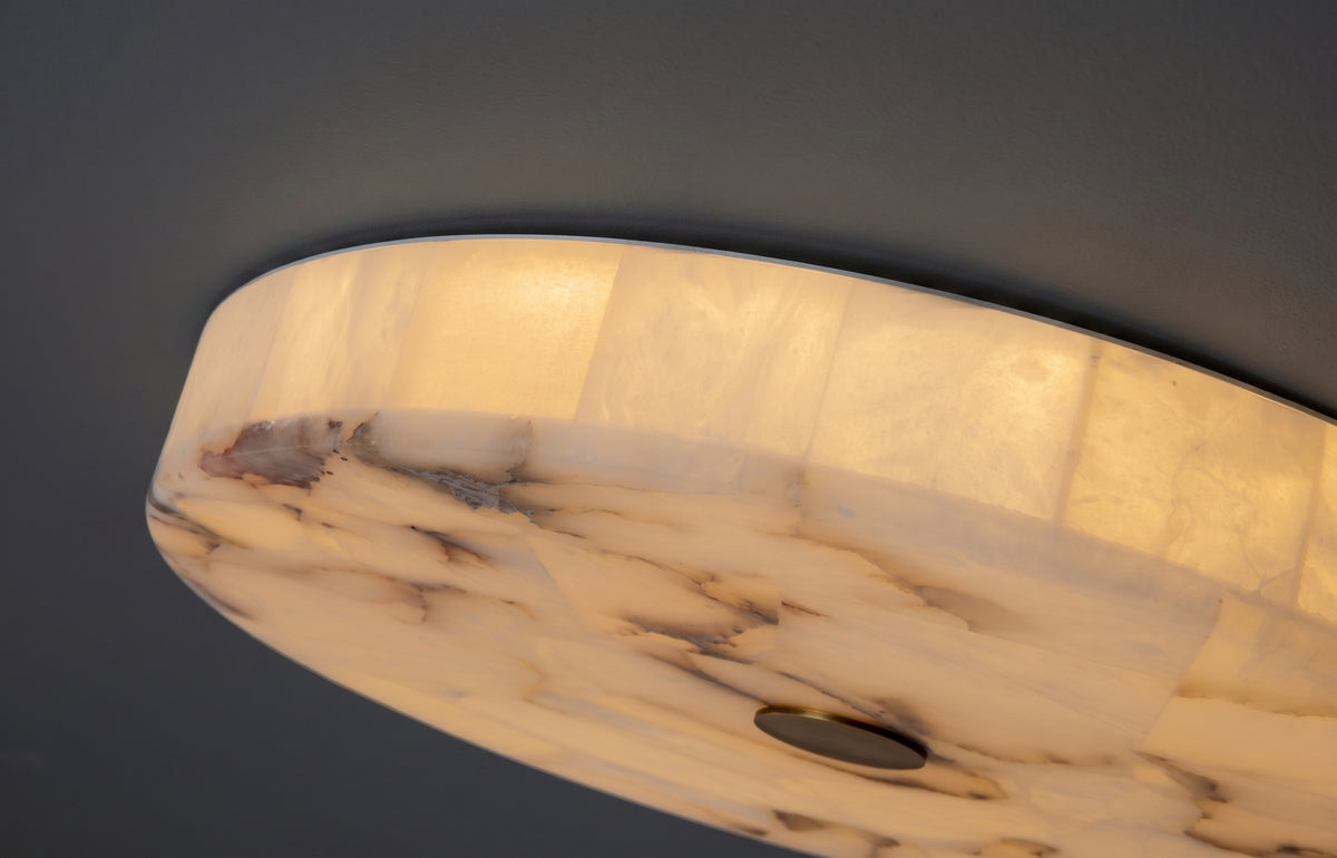 Zensori Meridian Segmented Stone Ceiling Light