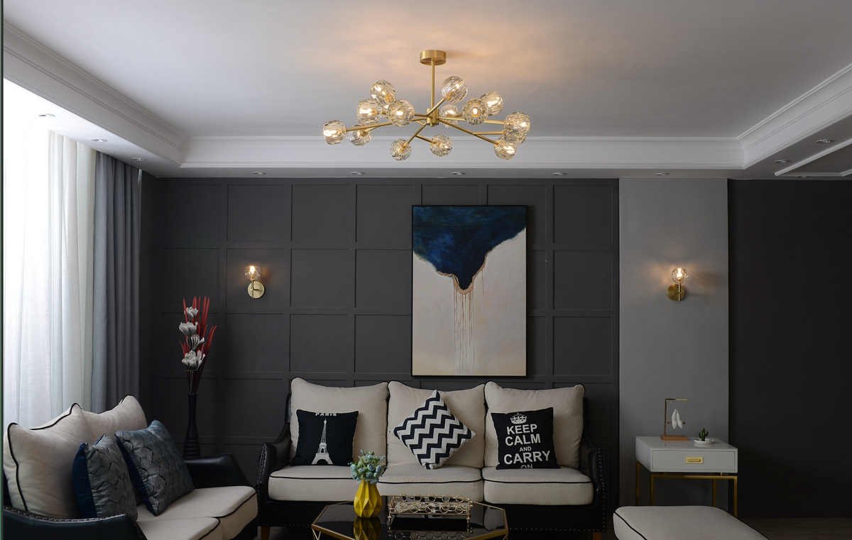 Zensori Nova Starburst Crystal Chandelier