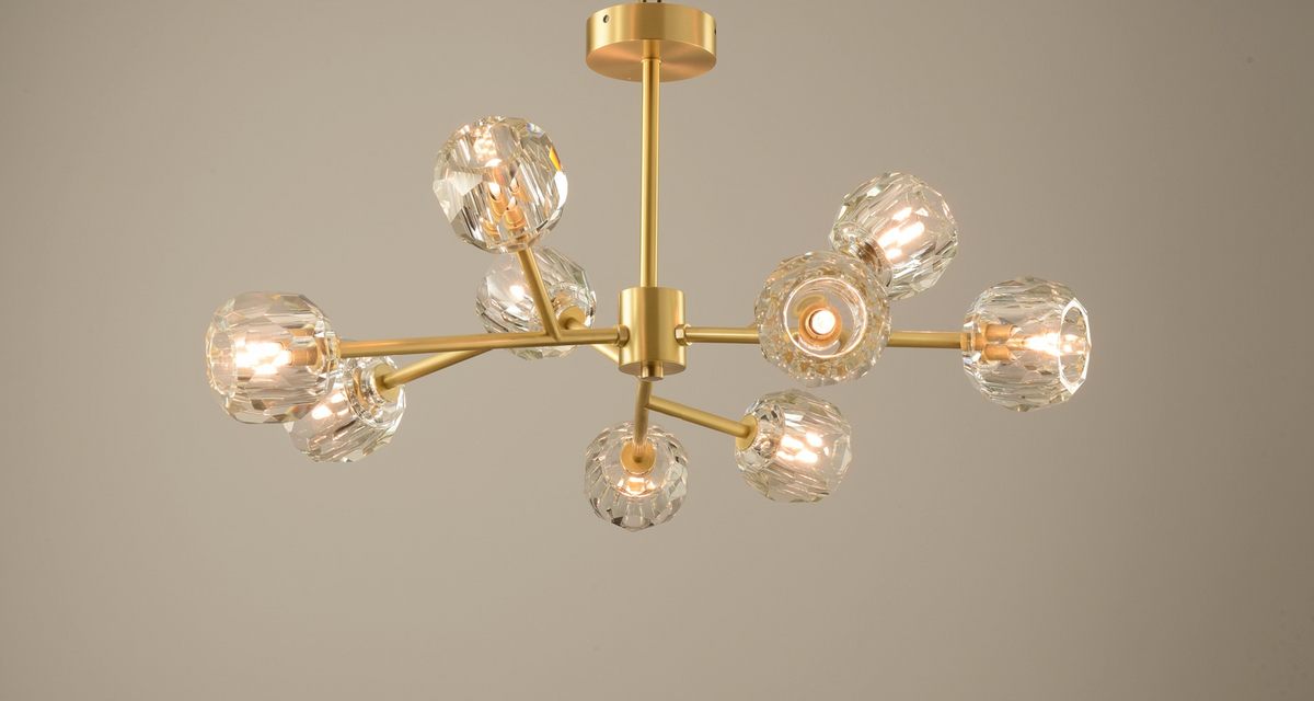 Zensori Nova Starburst Crystal Chandelier