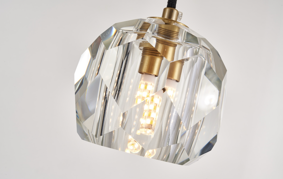 Zensori Nova Starburst Crystal Pendant Lamp