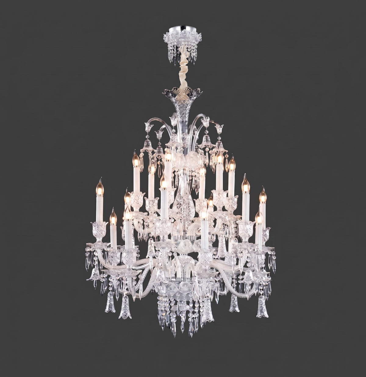 Zensori Opaline Manor Tall Chandelier