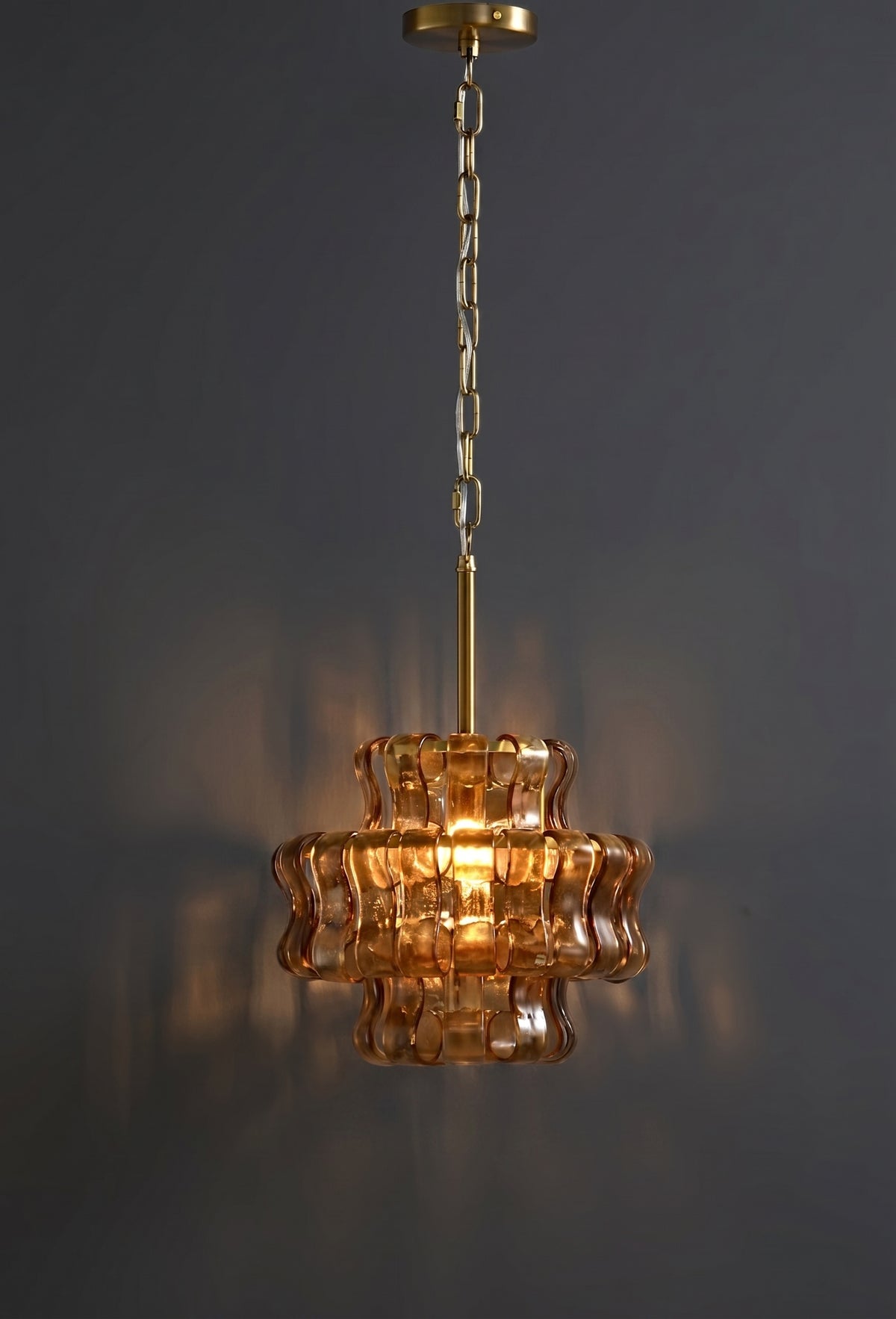 Zensori Orion Amber Glass Pendant