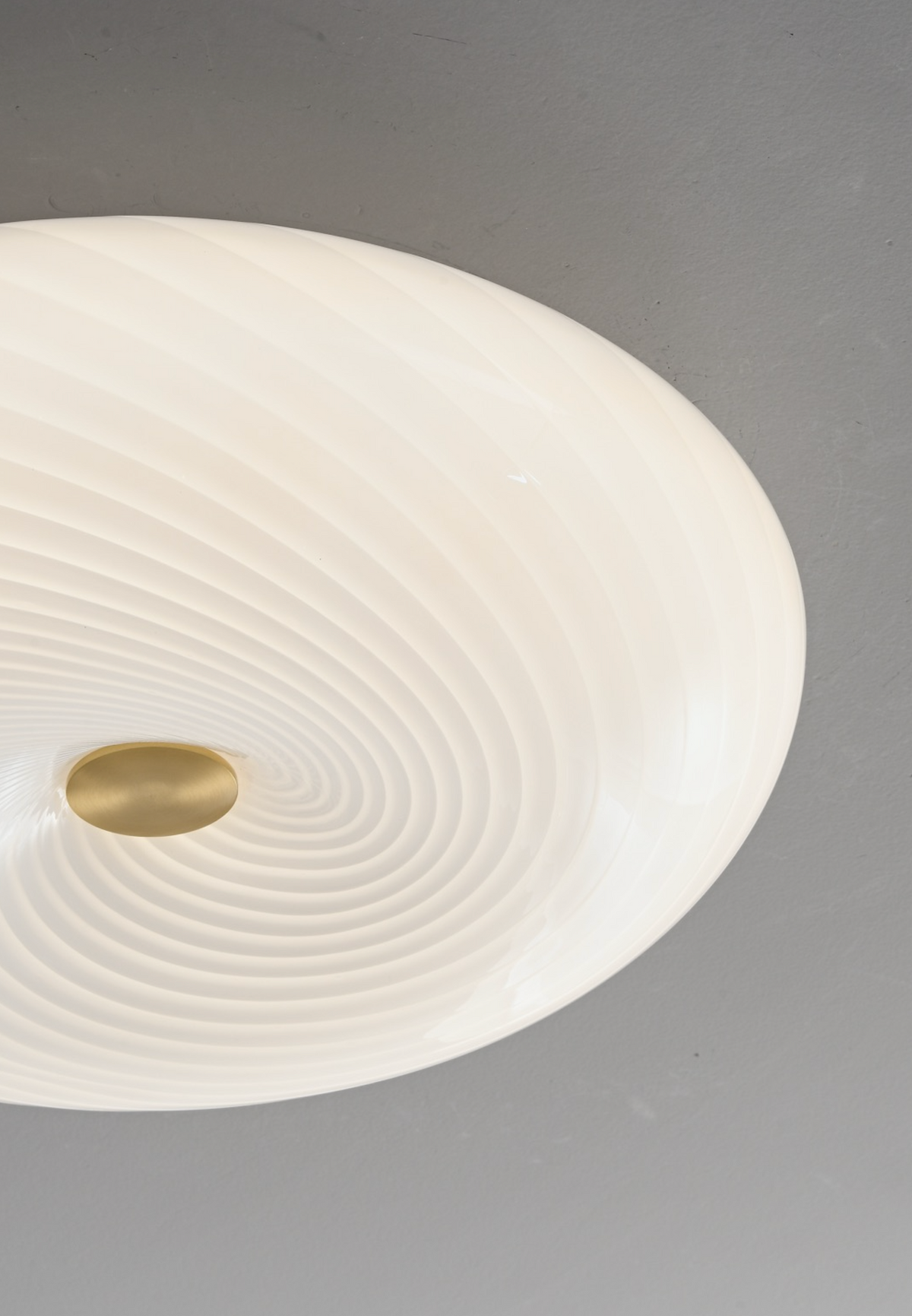 Zensori Radiance Ribbed Glass Ceiling Light