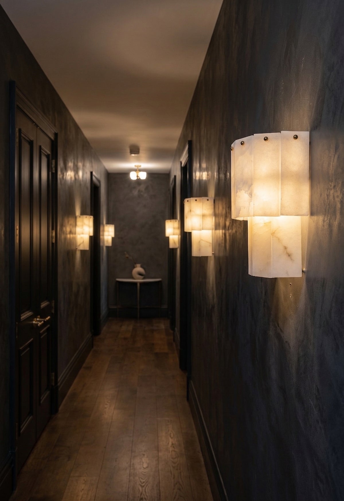Zensori Riveted Stone Wall Lamp