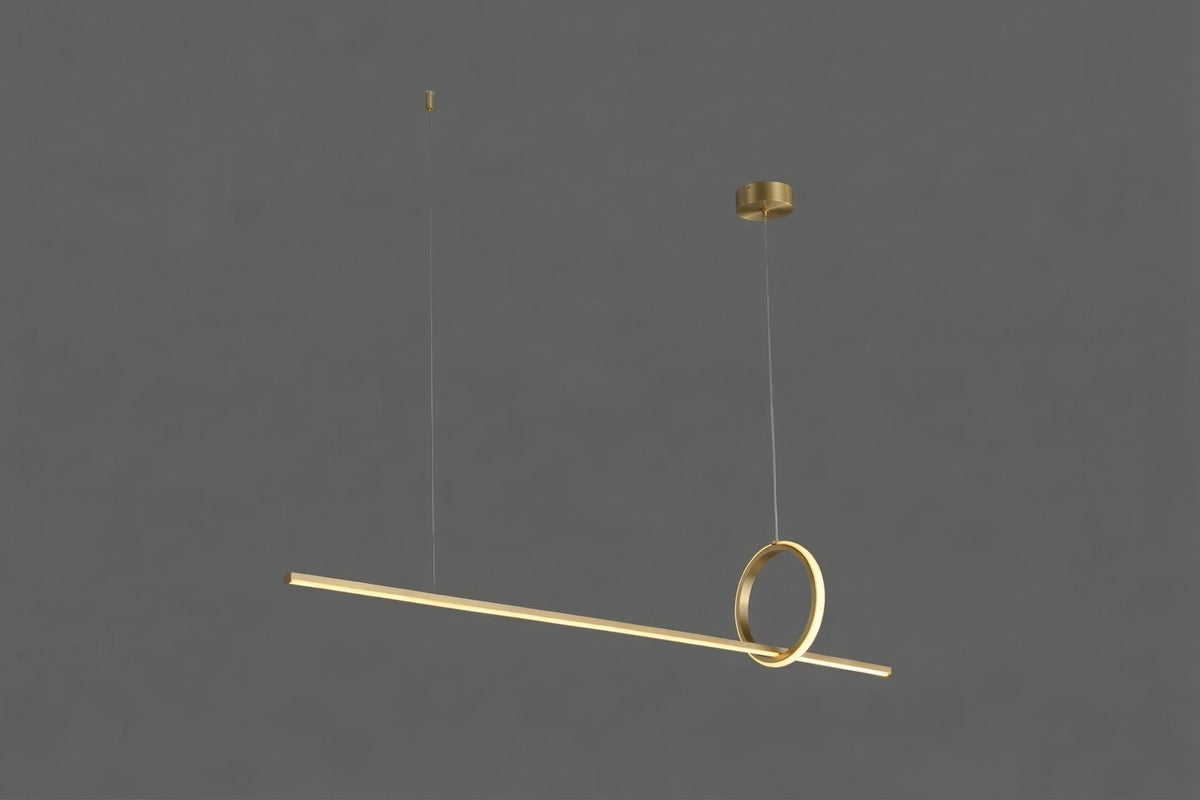 Zensori Secant Brass Pendant