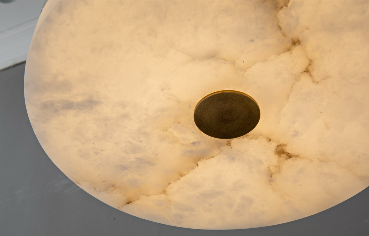 Zensori Sleek Stone Wafer Pendant