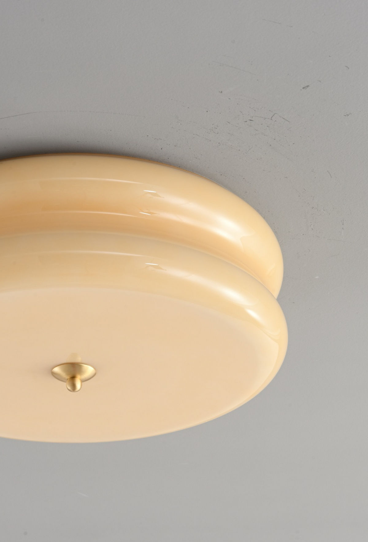 Zensori Stepped Frosted Dome Ceiling Light