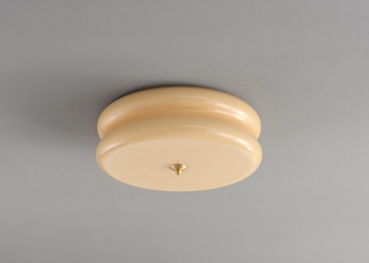 Zensori Stepped Frosted Dome Ceiling Light