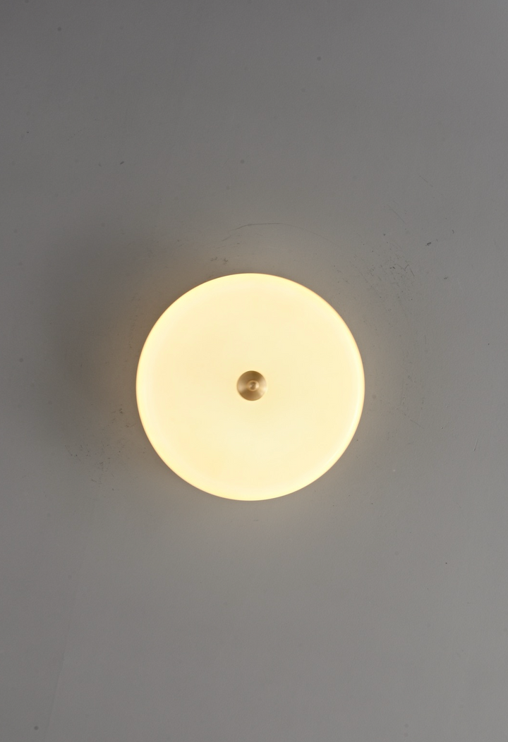 Zensori Stepped Frosted Dome Ceiling Light