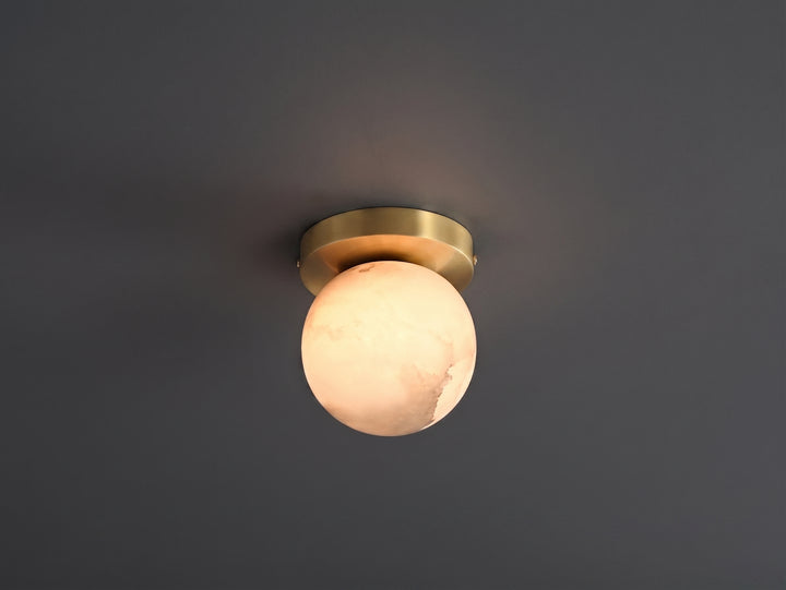 Zensori Stone Orb Small Ceiling Light