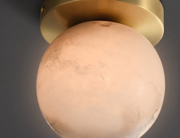 Zensori Stone Orb Small Ceiling Light
