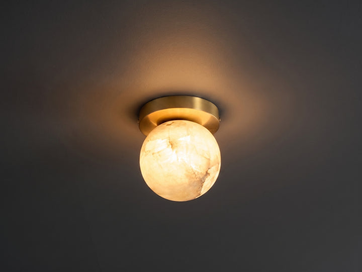 Zensori Stone Orb Small Ceiling Light
