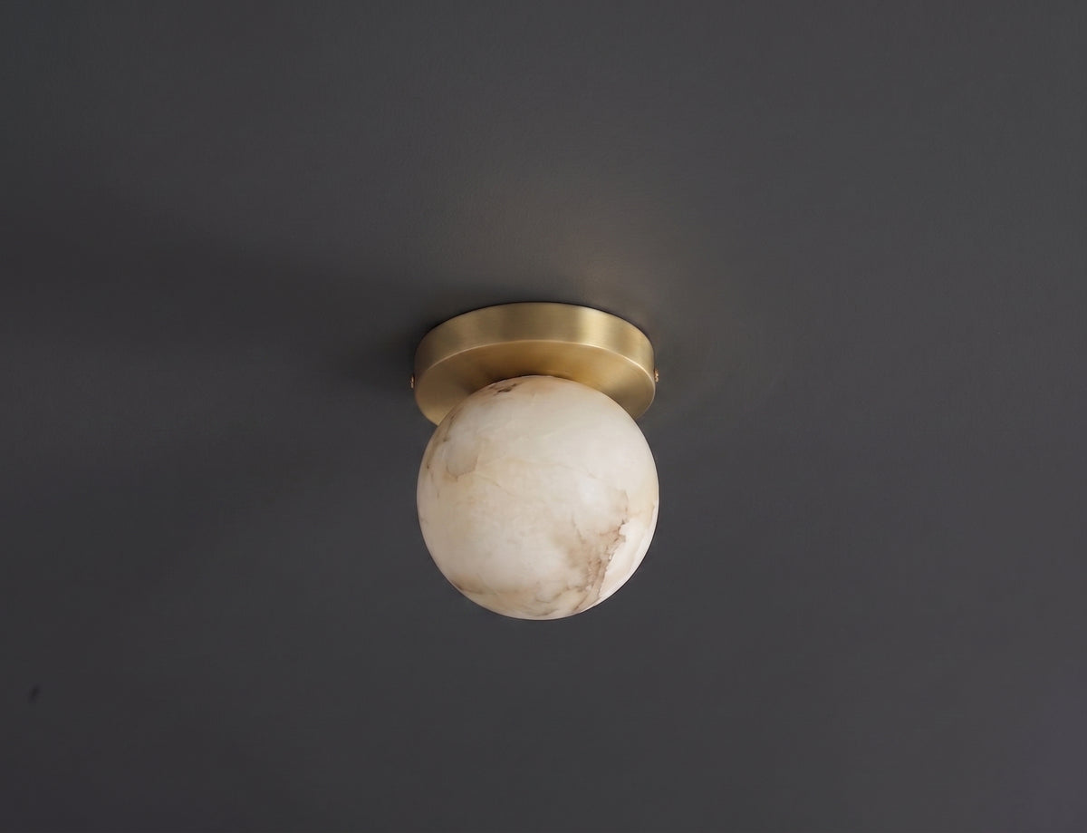 Zensori Stone Orb Small Ceiling Light