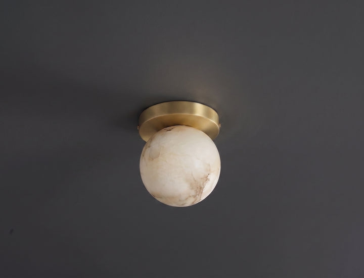 Zensori Stone Orb Small Ceiling Light