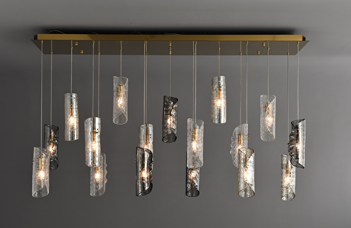 Zensori Stratum Drift Linear Chandelier