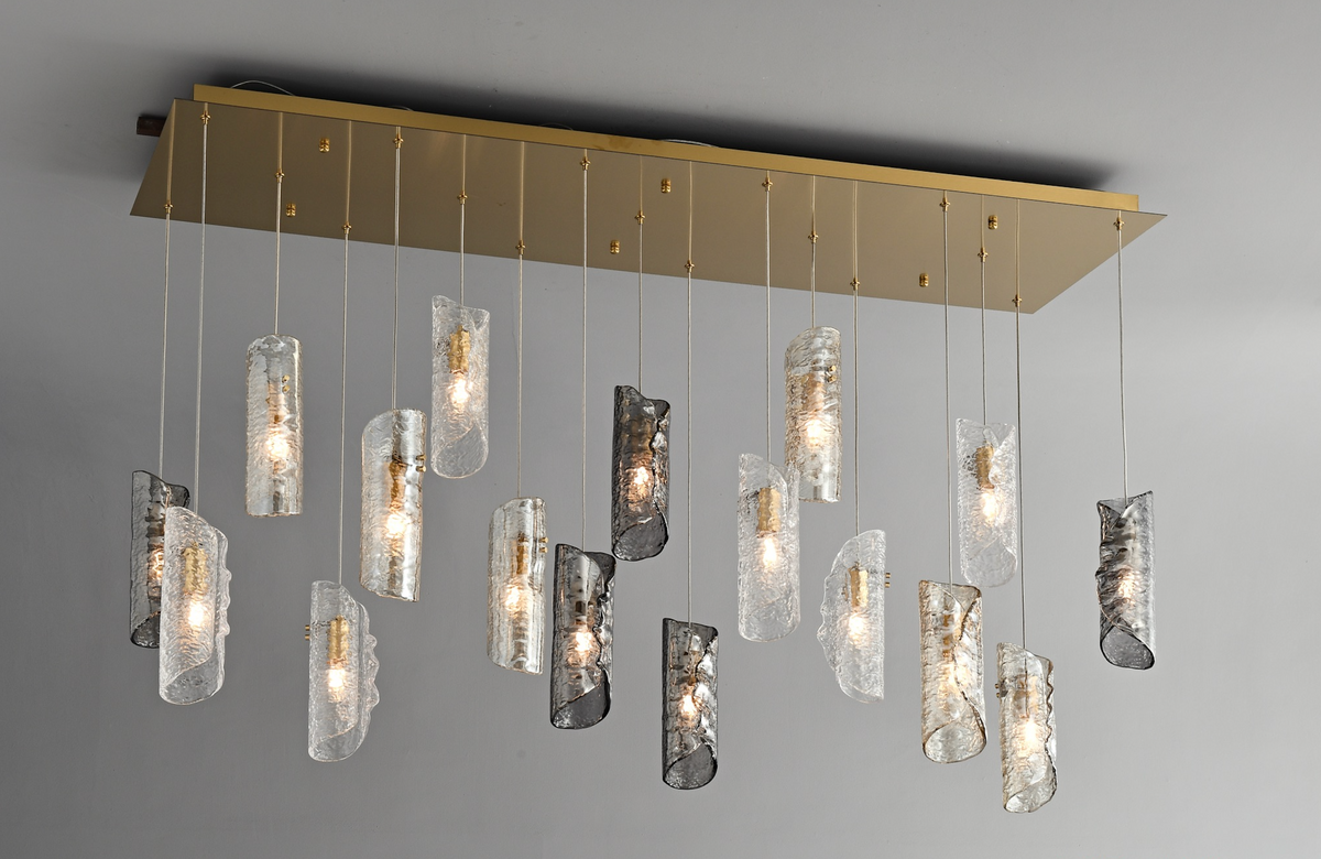 Zensori Stratum Drift Linear Chandelier
